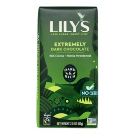 Lilys Chocolate, Bar Extremely Dark Chocolate 85%, 2.8 Ounce
