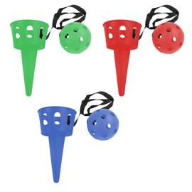 Sarini Catch Ball Game,Plastic Wear Resistant Pretty Design Scoop Toss Set Durable for Playing.Throwing Catch Ball Game