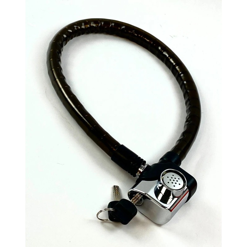 Lock Alarm Heavy Duty Armoured Cable Lock with Alarm 28