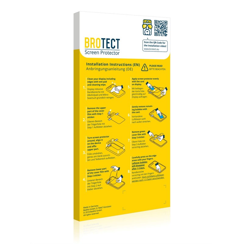 BROTECT Pack of 2 Full Cover Screen Protectors for Popglory