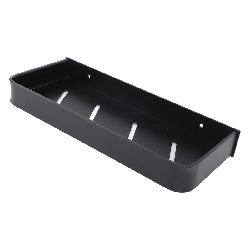 Shower Caddy Wall Mount Shelf with Hooks Space Aluminium Large