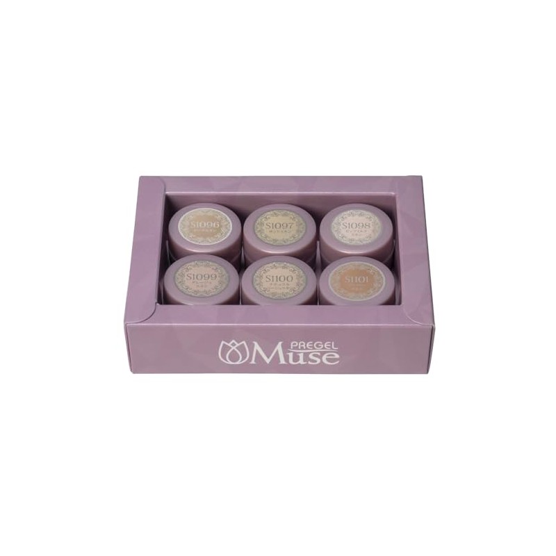 PREGEL Muse Bear Sheer Skin Series 6 Color Set