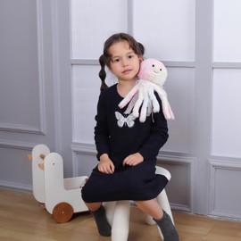 Apricot Lamb Jellyfish Plush Sea Animals Plush Toys for Children, Soft Cute Cuddly Toy for Baby Girls and Boys, Fluffy Jellyfish, Multicoloured, 26 cm