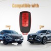 Fiohiros 2 Pcs Car Smart Key Fob Case TPU Car