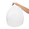 Basuritas | 100 Bolsas de Basura Grandes de 60.6x68.5 cm,