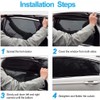 2x Car Kids Sun Shade Shield Socks Rear Side Window
