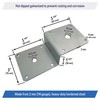 Galvanized Deck Joist Tie Plate, Z Bracket for 2x4 Cross