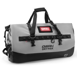 OSAH DRYPAK Waterproof Duffel Bag 25L/40L/60L – Heavy-Duty Motorcycle Tail Bag, Roll-Top Dry Bag for Travel, Camping, Boating, Kayaking, Outdoor Adventure