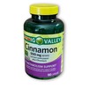 Spring Valley Cinnamon Capsules- 500mg Plus Chromium 180ct (Pack of
