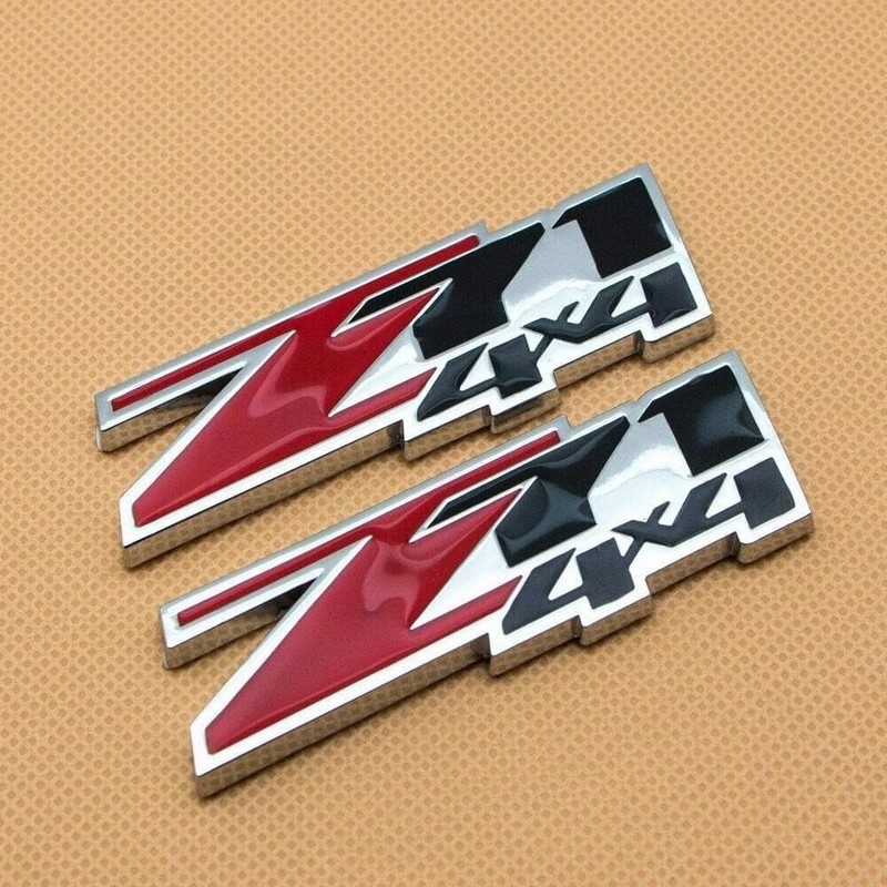 2Pcs Z71 4x4 Emblems 3D Badge Decal Nameplate Compatible with