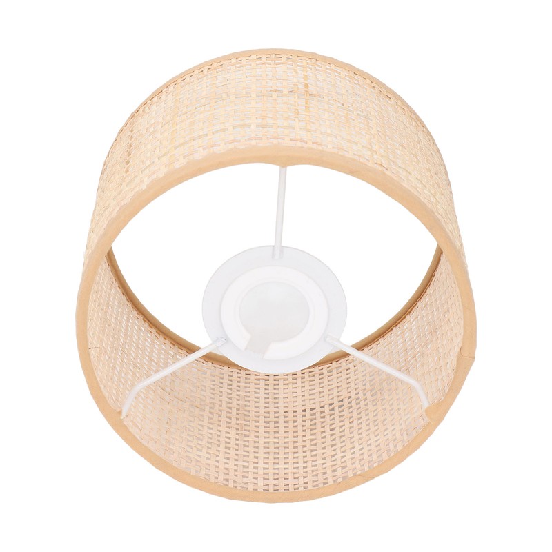 Rattan Lamp Shade Replacement Woven Basket Chandelier Vintage Hanging Table