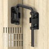 BiceNoning Sliding Door Loop Lock, 90/180 Degree Stainless Steel Patio