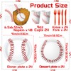 Baseball Party Decorations,168pcs Baseball Birthday Decorations Tableware Baseball Plates and