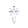 Tierra Zen Large Crystal Guardian Angel - Light Amethyst -