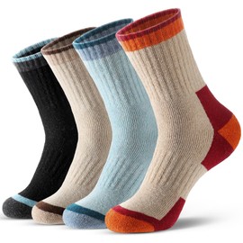 Pleneal Merino Wool Socks for Men Women Thermal Winter Boot Socks Hiking Socks Warm Crew Socks