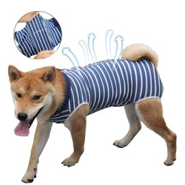 Coppthinktu Dog Recovery Suit for Dog Breathable E-Collar Alternative After Surgery Wear Anti Licking Wounds
