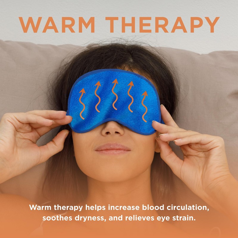 Warm Compress Eye Mask - Moist Heat Compress for Irritated