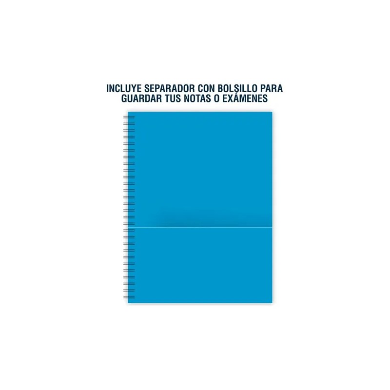 Cuaderno Profesional Ferrini 6pk Doble Aro Unicolor 120h Color CUADRO