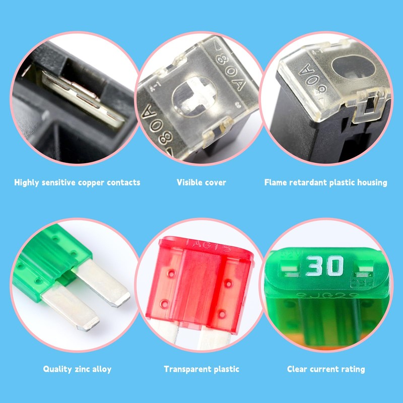 GLOXTED Micro Fuse Kit Replacement for Dodge for Ram Trucks