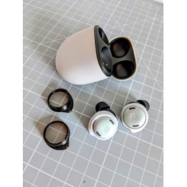 Wings for Pixel Buds Pro | 1x Pair | Secure In-Ear Fitting for Google Earphones (White)