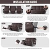 TAOCOCO 100% Waterproof Recliner Cover, Non-Slip Washable Reclining Couch Cover