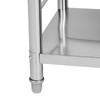 DDBESSIC Stainless Steel Shelves 4 Tier 31x18x52in Adjustable Shelf Storage