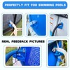 Pack of 2 pool hose brackets, swimming pool pipe bracket,