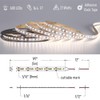 Obeaming RV Flexible LED Strip Light 12V Dimmable Tape Light