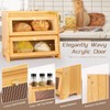 Bread Box for Kitchen Countertop, Breadbox, Bread Boxes for Kitchen