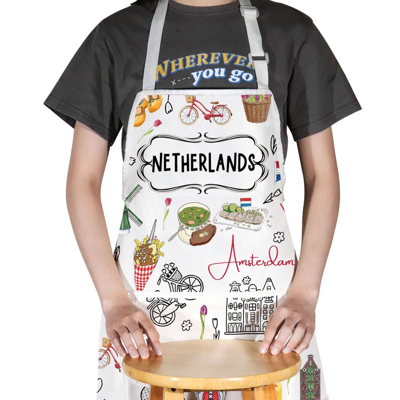 G2TUP Netherlands Apron Dutch Apron Netherlands Souvenirs Gifts Netherlands Kitchen