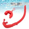 Dry Snorkel Full Silicone Soft Portable with Storage Box Snorkel