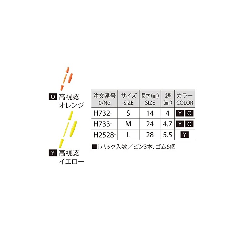 DUEL H2528-Y-High Visibility Yellow, TG Marking Stopper