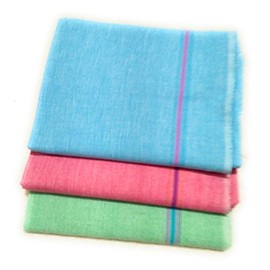 Cotton Colors Cotton Bath Towel (Pack of 3, Large Size,Multicolor)_D317