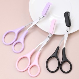 Garubimol Eyebrow trimming, eyebrow thinning scissors, trimming, purple / 눈썹숱정리 눈썹 숱가위 다듬기 보라