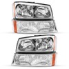 Torchbeam Headlight Assembly Replacement for 03-06 Silverado 1500/2500 HD/3500, 07