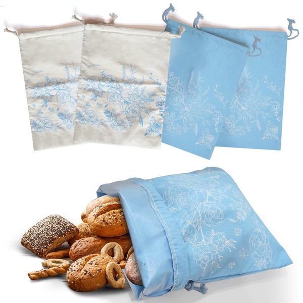 2Pack Reusable Bread Bags, Bread Bags for Homemade Bread Storage,
