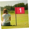 SUPVOX 2pcs Portable Golf Course Practice Flags Set High Accessories