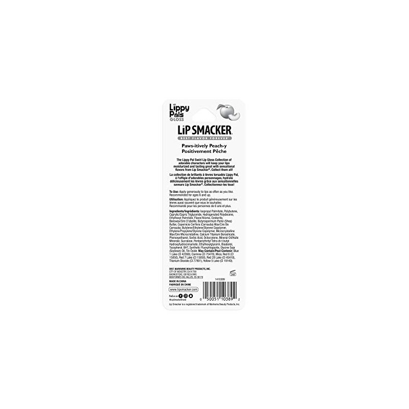 Lip Smacker Lippy pal swirl lip gloss, Panda - Paws-Itively
