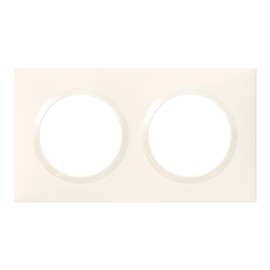 Legrand DOOXIE LEG600902 2P BLC 2-Hole Square Switch/Socket Cover Plate in Blister Packaging White