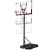 Aimking Portable Basketball Hoop Outdoor System with 44 Inch Shatterproof