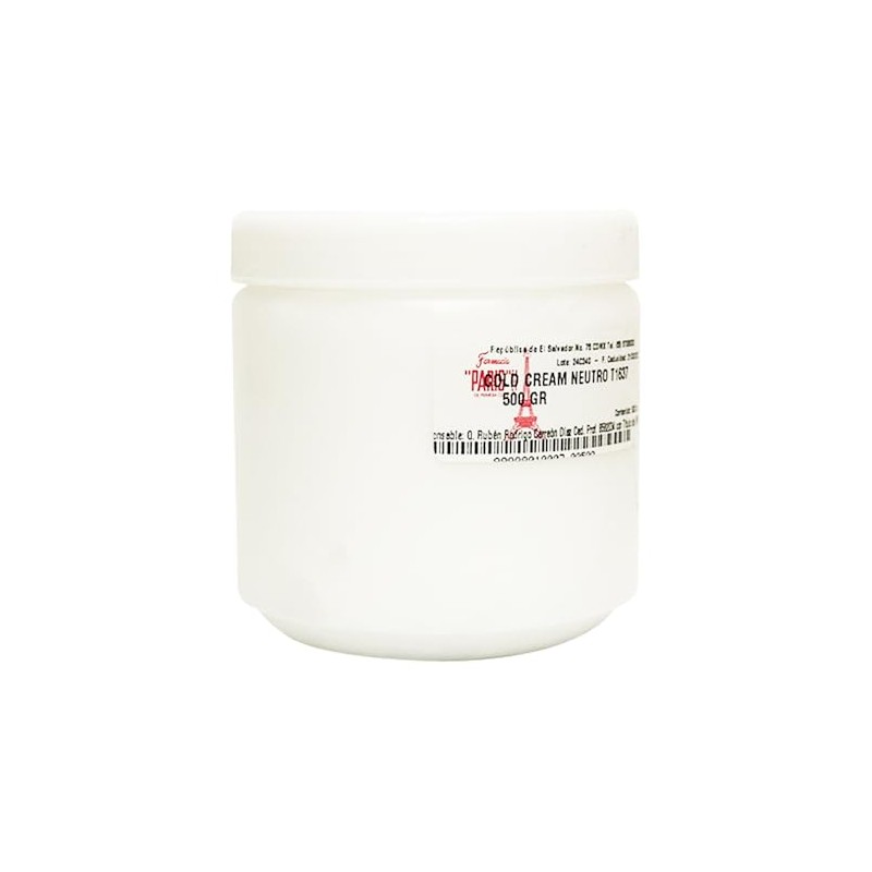Farmacias PARIS | Cold Cream Neutro 500 gr