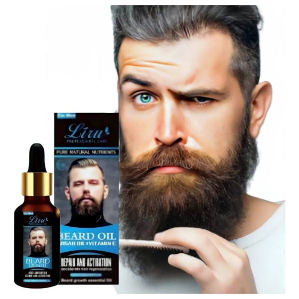 Tratamiento Barba Bigote Crecimiento Volumen Anticaspa 30lm