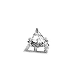 Metal Zone Viking Ship Attraction 3D Metal Puzzle Viking Ship Theme Park 3D Metal Puzzle Architecture 3D Metal Puzzle for Adults 8.2 x 6.5 x 6.3 cm