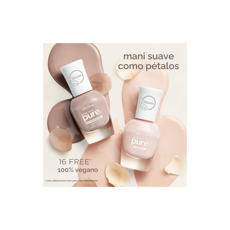 Sally Hansen Good.Kind.Pure Demi Matte Vegan Nail Color, Almond Milk