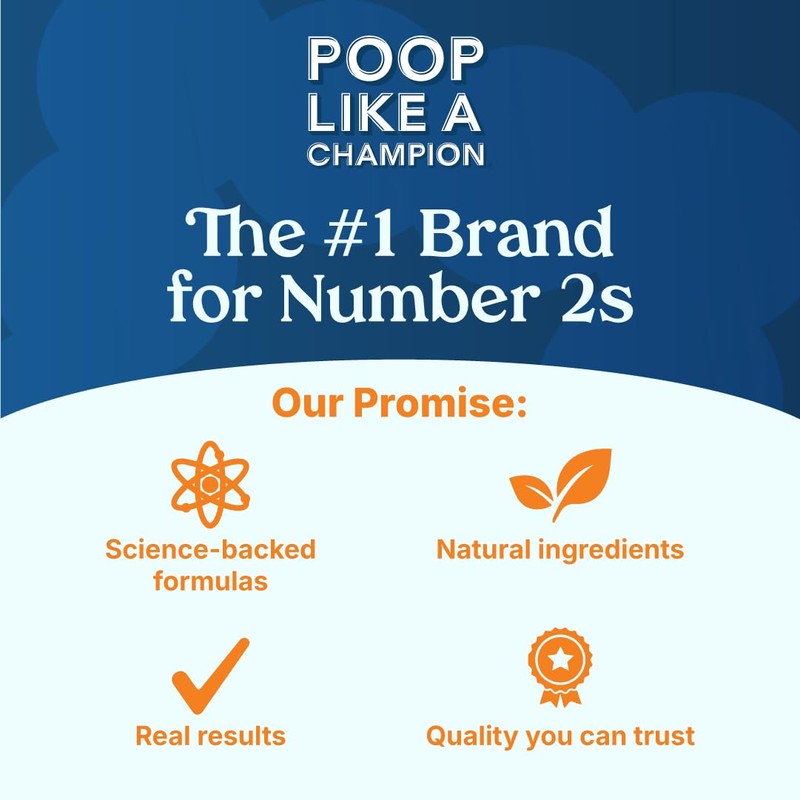 Poop Like a Champion Fiber Gummies – 5g Fiber per