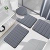 Buganda Memory Foam Bath Mat, 24" x 16", Ultra Soft
