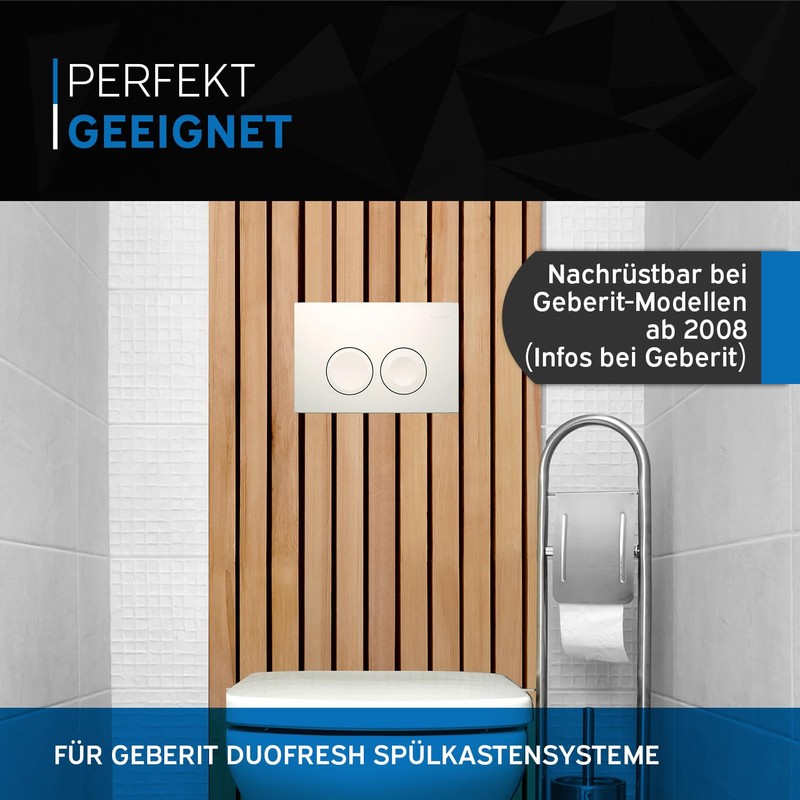 kör4u Cistern Sticks - 20 Blue Cleaning Tabs for Duofresh,