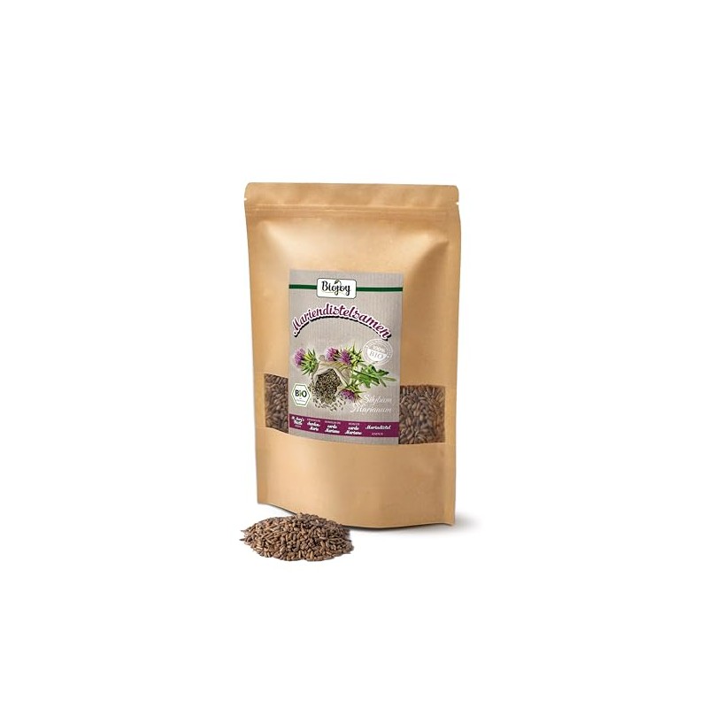 Biojoy Biojoy BIO-Mariendistelsamen ganz (1 kg), ideal fr Mariendistel Tee