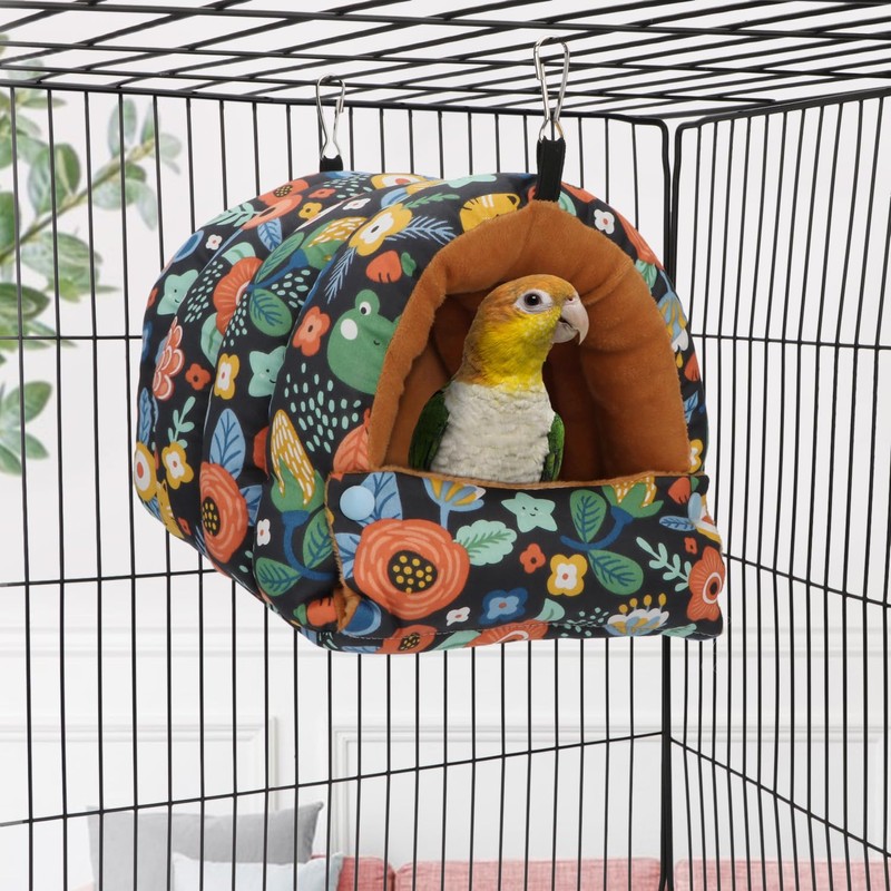 Wontee Bird Nest House Winter Warm Snuggle Hut Bird Bed