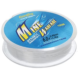 Fish Line Fishing Wire Nylon Thread Clear fishing Wire Clear Wire for Hanging Fishing Wire Strong Clear String for Hanging decorations (blue 6.0)